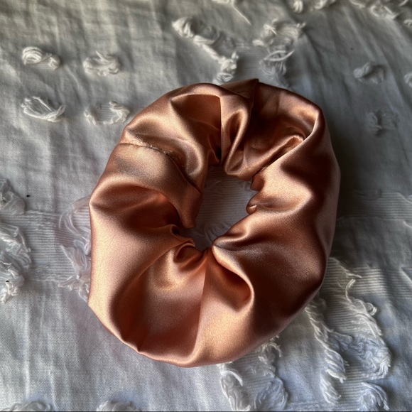 Handmade | Blush Satin Scrunchie - Picture 6 of 8